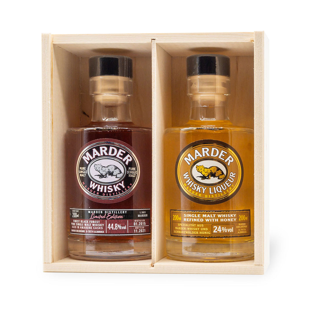 Marder Whisky-Set Amarone/Liqueur