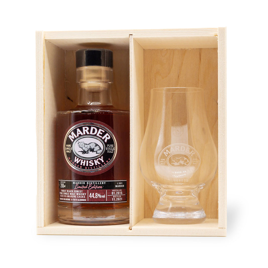Marder Whisky Amarone + Glas